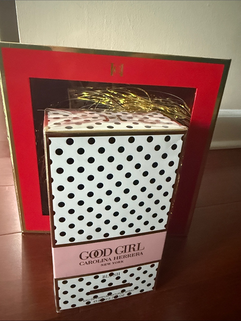 Carolina Herrera Good Girl Blush - White, Black & Pink Polka Dot Box